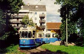 Mm 4.65 Museumszug im Umfahrungsgleis Schwa
nseestr.