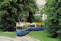 Mm 4.65 Museumszug im Umfahrungsgleis Schwanseestr.